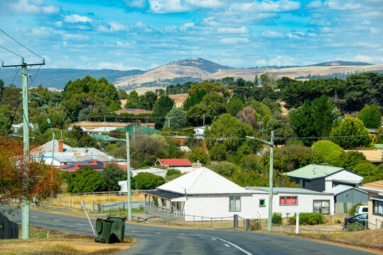 Town of Ouse in Tasmania - Australia