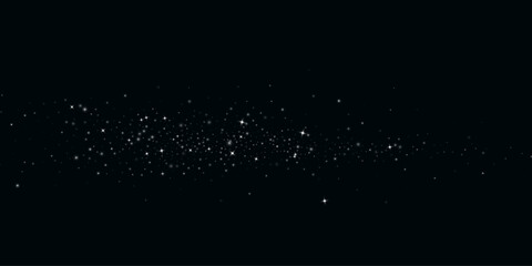 White glitter and stardust transparent png overlay with sparkling particles magical light bursts festive bokeh background and glowing dust for abstract design christmas explosion magic sparkles warm © Sergey