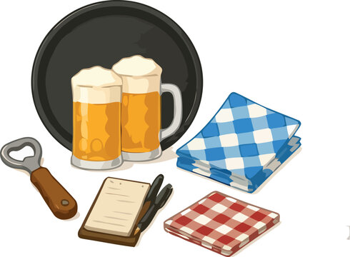 Vsai oktoberfest beer mugs and bar accessories serving celebration