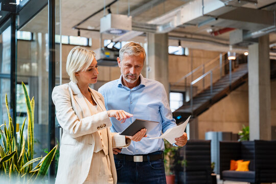 Business collaboration in modern office during meeting and discussion