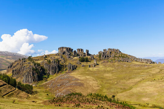 Peru, Cajamarca, Cumbe Mayo Archaelogical Complex