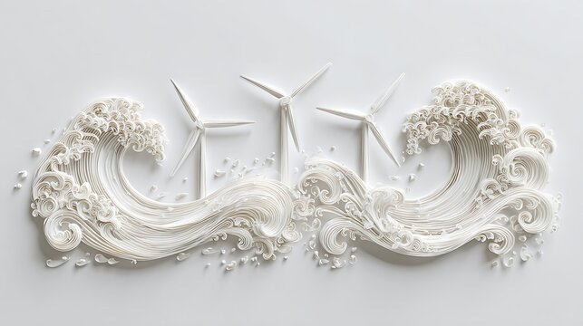 White floral wreath with pearls and ribbons on transparent background