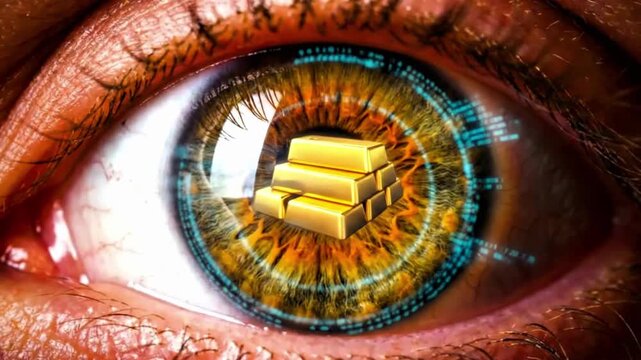 Video, background featuring gold bars, investment, finance, assets, gold mines, 