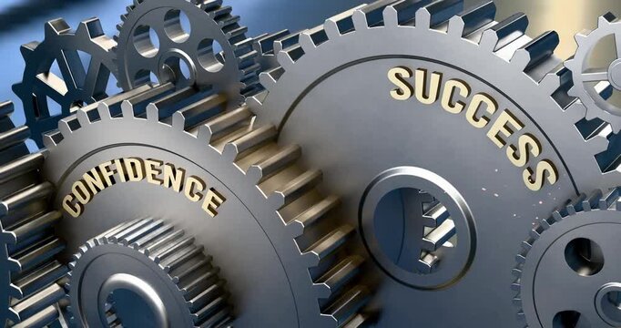 Confidence is a power gear of success. It's the driving force in the Success Engine. Confidence sets success in motion. No AI, created by humans for humans.