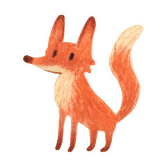 Obraz premium PNG Charming fox illustration art