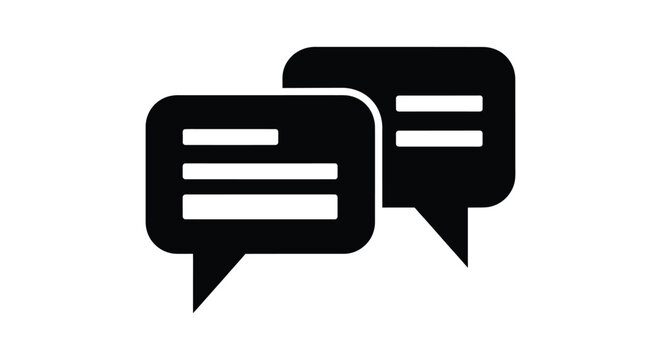 3D chat speech bubble icon on metallic internet button, vector illustration of communication symbol, talk and message web dialog sign, blog forum conversation design