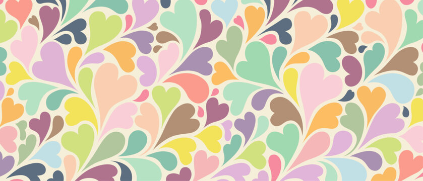 abstract background with heart 
