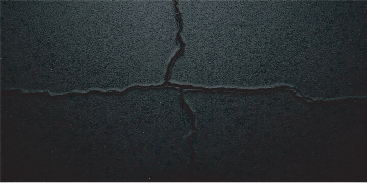 Black and white grunge asphalt texture background with rough vintage surface pattern, dark abstract material backdrop for wallpaper and design