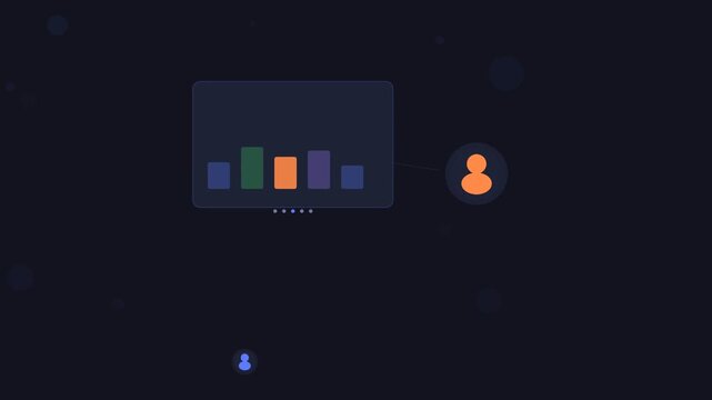 Business Presentation Finance Animation Dark