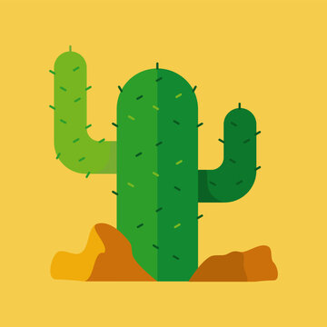 cactus vector illustration, suitable for element or additional design of banner or poster