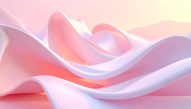 Soft Gradient Pastel Landscape