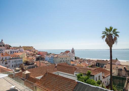 Old portuguese houses, Lisbon district, Lisbon, Portugal