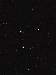 Night sky filled with countless stars on a dark space background. © Edu Estellez