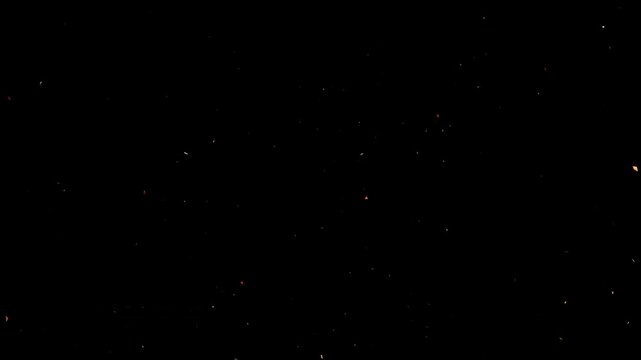Golden Confetti Explosion on black Screen.red and white confetti explosion isolated alpha channel animation,celebration.4K Shiny Metallic Gold Confetti Falling Seamless Looping Video