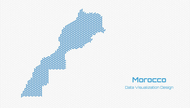 Morocco Data Visualization Map Design