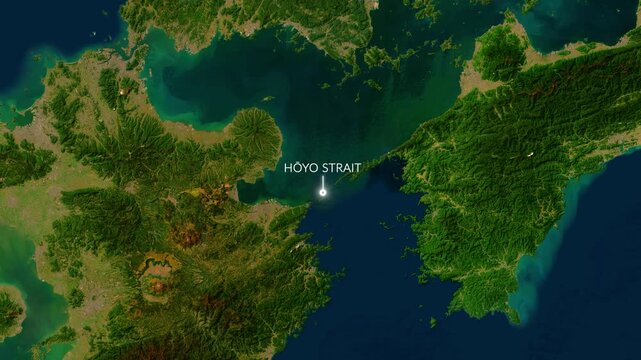 Hoyo Strait Map Animation