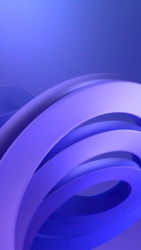 Abstract minimalist background design, vertical 3d render