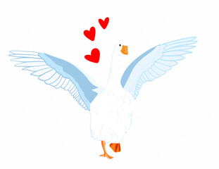 cute_goose_illustration