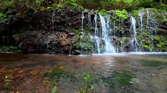 神奈川県箱根で撮影した千条の滝