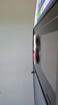 returning plastic and glass bottles to a recycling machine