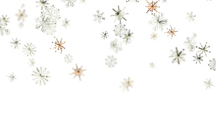 Abstract snowflake patterns for winter designs, holiday greetings, and seasonal promotions. © vegefox.com