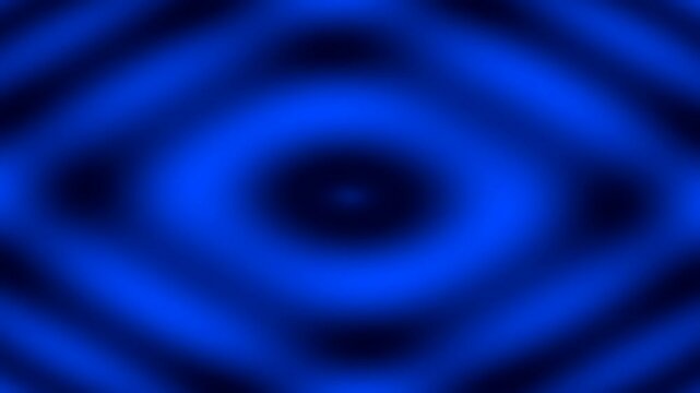 Abstract blue circular pattern with a diamond shape and radiating lines.