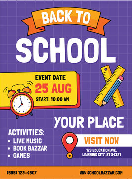 Back to School Flyer Template