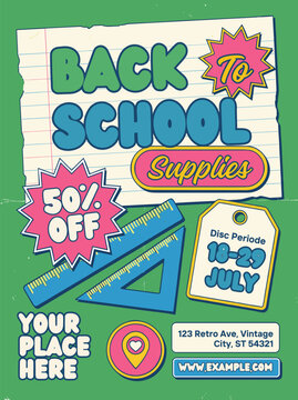 Back to School Flyer Template