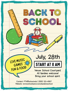 Back to School Flyer Template