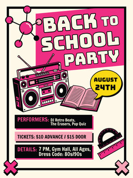 Back to School Flyer Template