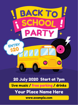 Back to School Flyer Template