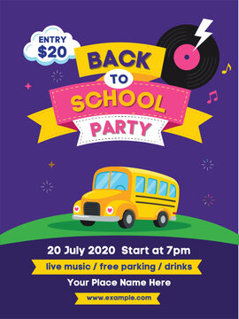 Back to School Flyer Template