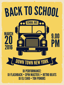 Back to School Flyer Template
