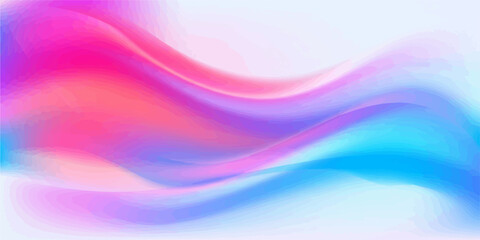 Fototapeta premium Abstract pink and blue flowing liquid wave background with abstract background gradient wallpaper artistic colorful