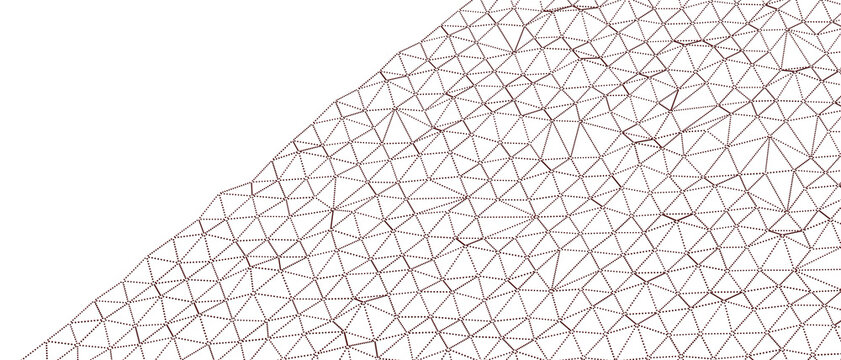 Abstract dotted geometric pattern with a wireframe mesh creating a unique texture and background.