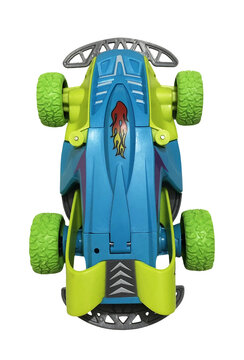 Transformer toy car on a transparent background 