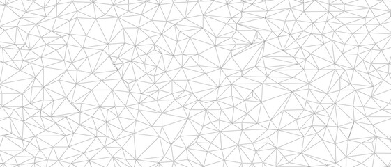 Obraz premium Geometric background with interconnected dotted lines creating a sense of connection and data flow.