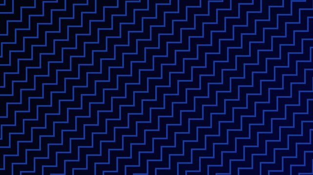 Dynamic gradient blue Abstract Diagonal zigzag Lines Motion graphic Background. modern gradient blue line abstract.
