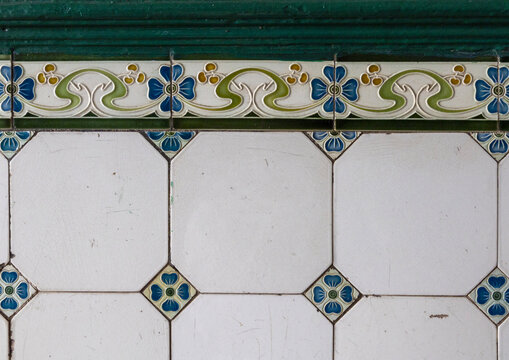 Railway Station tiles, Maputo Province, Maputo, Mozambique
