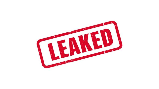 Leaked red stamp animation video