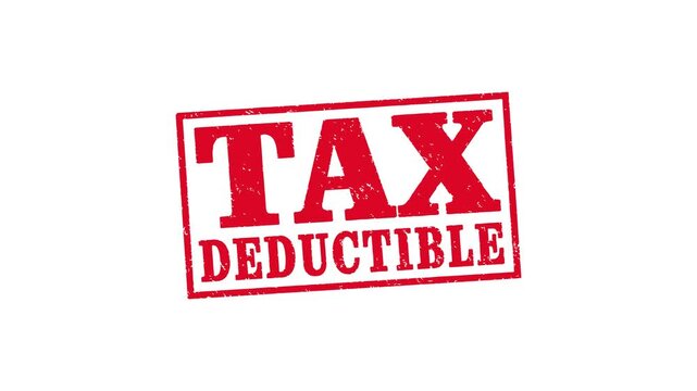 Tax deductible rubber stamp animation video