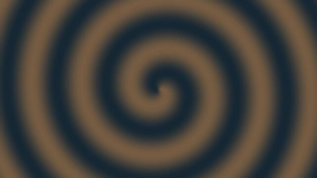 Abstract swirling spiral pattern with dark blue and brown gradient effect.
