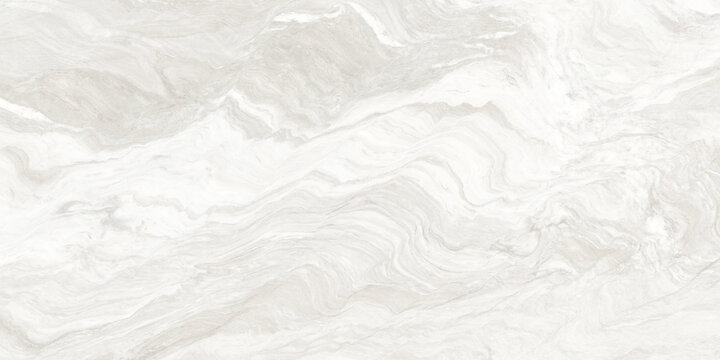 White marble texture with wavy veins. Glossy digital tile surface.	
