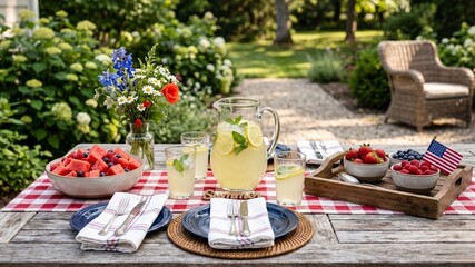 Fototapeta premium table setting for a party