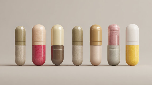 Capsules on display