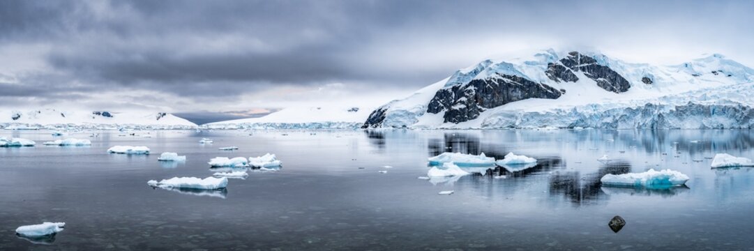 Ice landscape near Brown Station, Antarctic Pensinlua, Antarctica