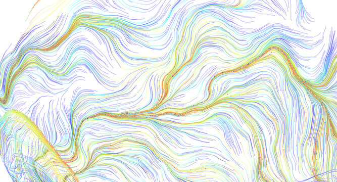 Vibrant abstract flowing lines creating a dynamic and artistic background composition