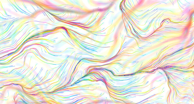 Vibrant abstract background with colorful flowing lines creating organic, fluid shapes.