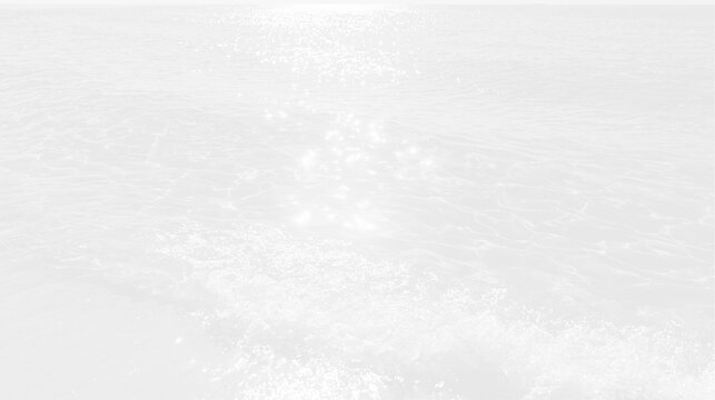 Transparent PNG white water wave texture background with sparkling surface reflections and clear calm ocean ripples overlay design for nature and pool themes closeup desaturated splashes bubbles all