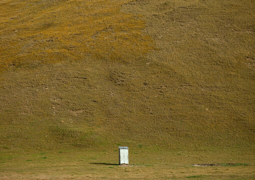 Toilets In Jaman Echki Jailoo Village, Song Kol  Lake Area, Kyrgyzstan
